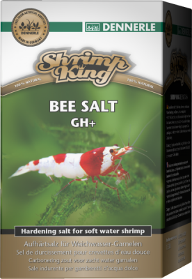Dennerle Shrimp King Bee Salt GH+ для повышения общей жесткости в аквариумах с креветками, 200 гр